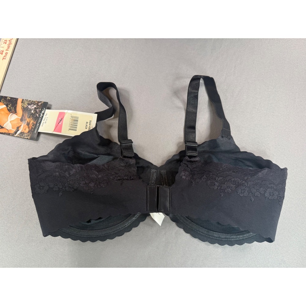 NWT Playtex Collection Only You Bra 4350 Black Lace Underwire 38D